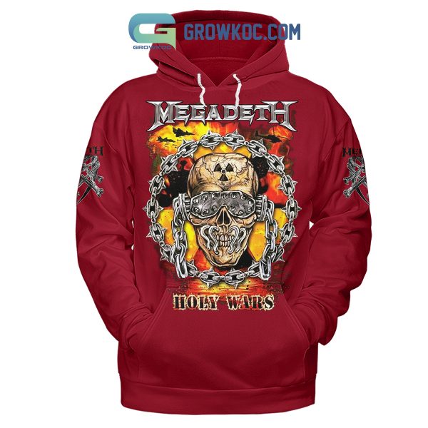 Megadeth Holly Wars Red Design Hoodie Shirts