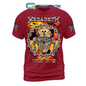 Megadeth Holly Wars Red Design Hoodie Shirts
