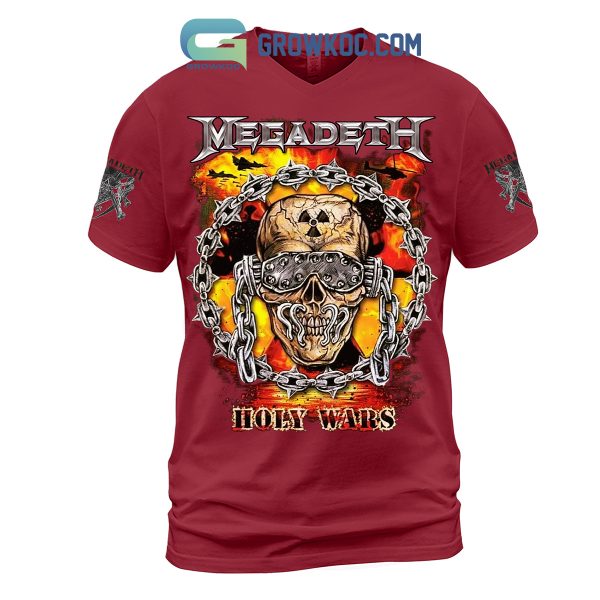 Megadeth Holly Wars Red Design Hoodie Shirts