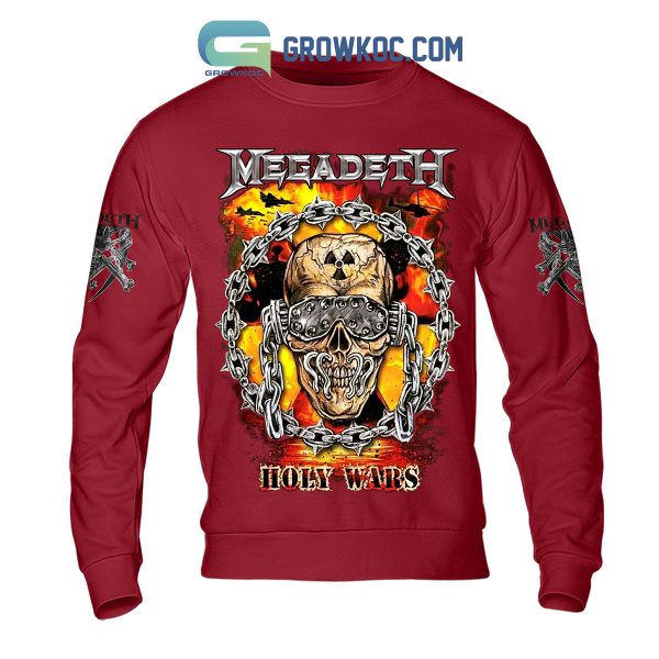 Megadeth Holly Wars Red Design Hoodie Shirts