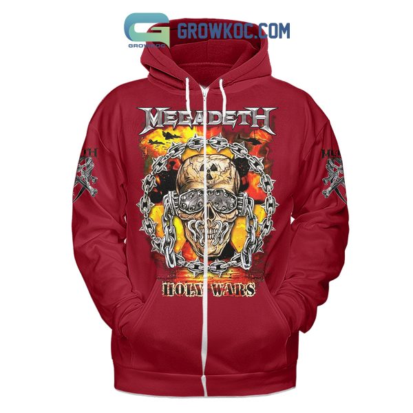 Megadeth Holly Wars Red Design Hoodie Shirts