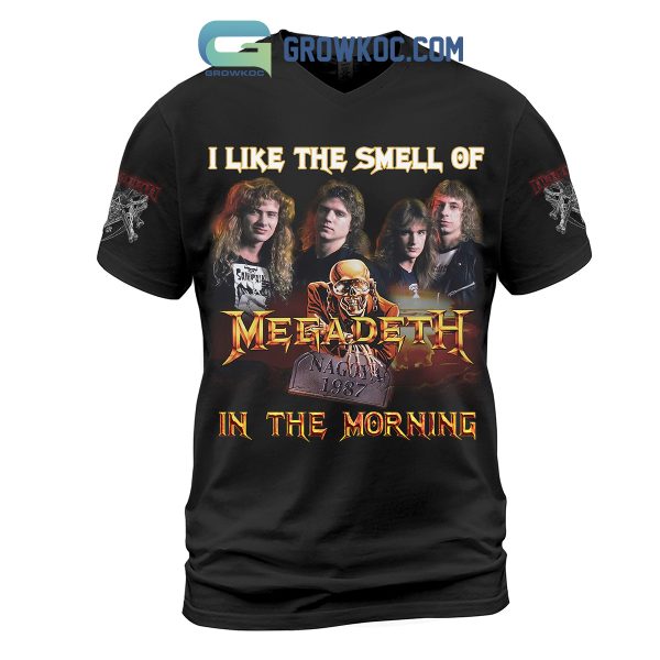 Megadeth I Like The Smell Of Megadeth In The Morning Black Version Hoodie Shirts