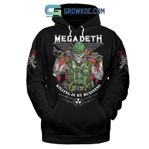 Megadeth Killing Is My Business Black Design Hoodie Shirts