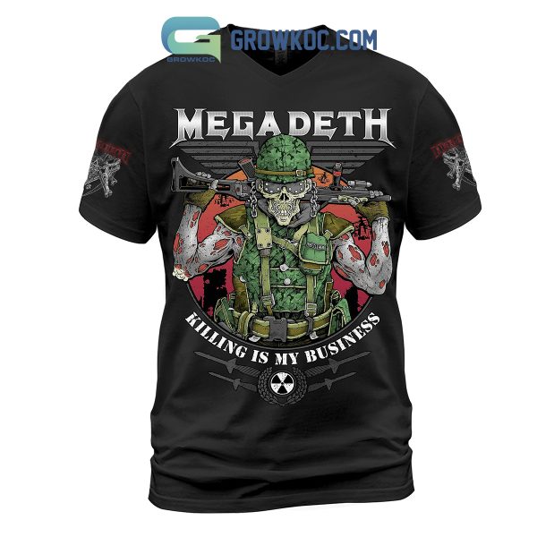 Megadeth Killing Is My Business Black Design Hoodie Shirts