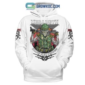 Megadeth Killing Is My Business Hoodie Shirts White Version