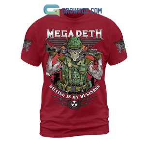 Megadeth Killing Is My Business Red Design Hoodie Shirts