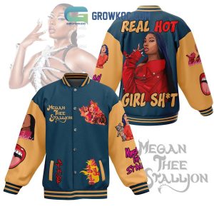 Megan Three Stallion Real Hot Girl Baseball Jacket