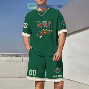 Minnesota Wild Fan Personalized T-Shirt And Short Pants