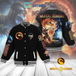 Mortal Kombat Get Over Here Dragon Personalized Baseball Jersey