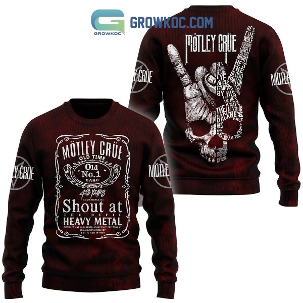 Motley Crue Shout At The Devil Heavy Metal Hoodie Shirts