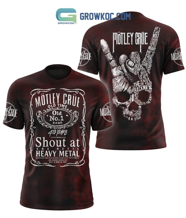 Motley Crue Shout At The Devil Heavy Metal Hoodie Shirts