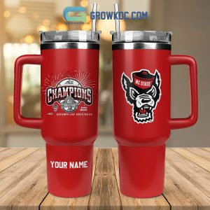 NC State Wolfpack 2024 ACC Men’s Basketball Champions Accomplish Greatness 40oz Tumbler