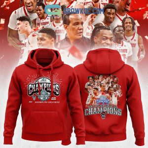 NC State Wolfpack 2024 ACC Men’s Basketball Champions Accomplish Greatness Team Hoodie Shirts