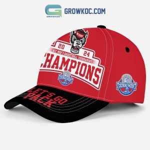 NC State Wolfpack 2024 Champions ACC Men’s Basketball Red Cap