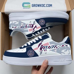 New England Patriots Team Logo Fan Air Force 1 Shoes
