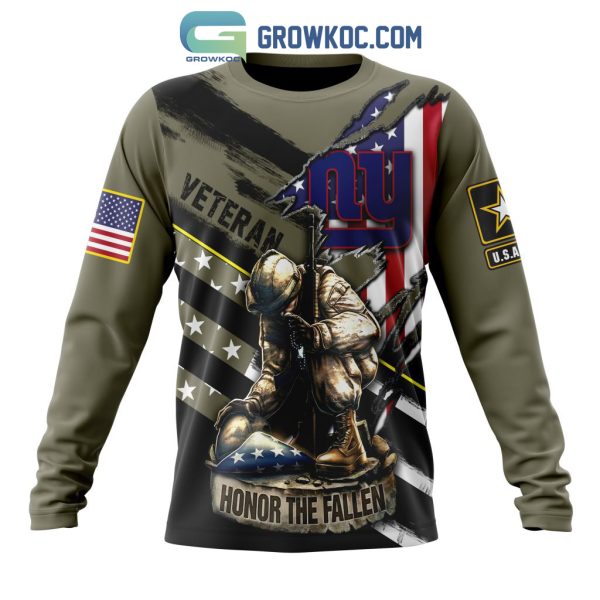 New York Giants NFL Veterans Honor The Fallen Personalized Hoodie T Shirt