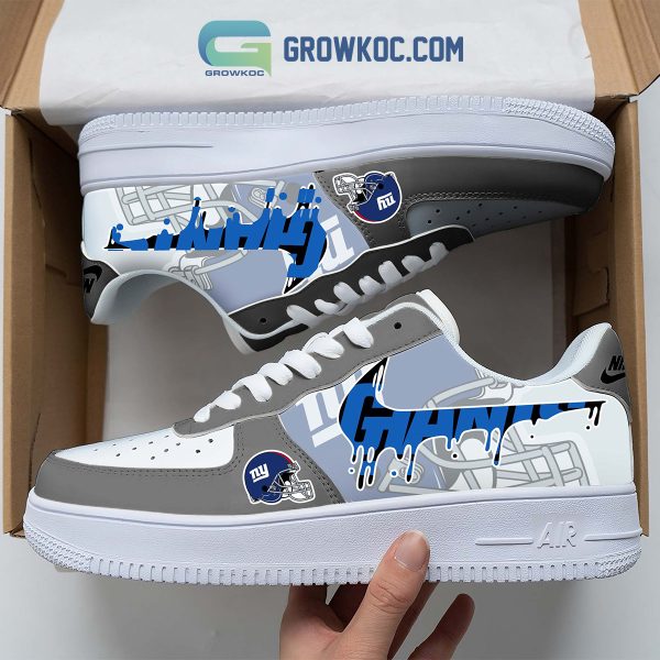 New York Giants Team Logo Fan Air Force 1 Shoes