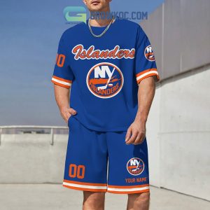 New York Islanders Fan Personalized T-Shirt And Short Pants