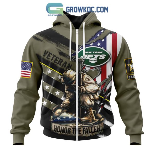 New York Jets NFL Veterans Honor The Fallen Personalized Hoodie T Shirt