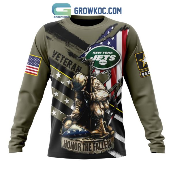 New York Jets NFL Veterans Honor The Fallen Personalized Hoodie T Shirt