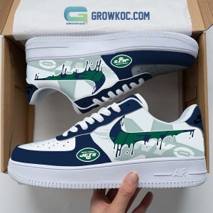 New York Jets Team Logo Fan Air Force 1 Shoes