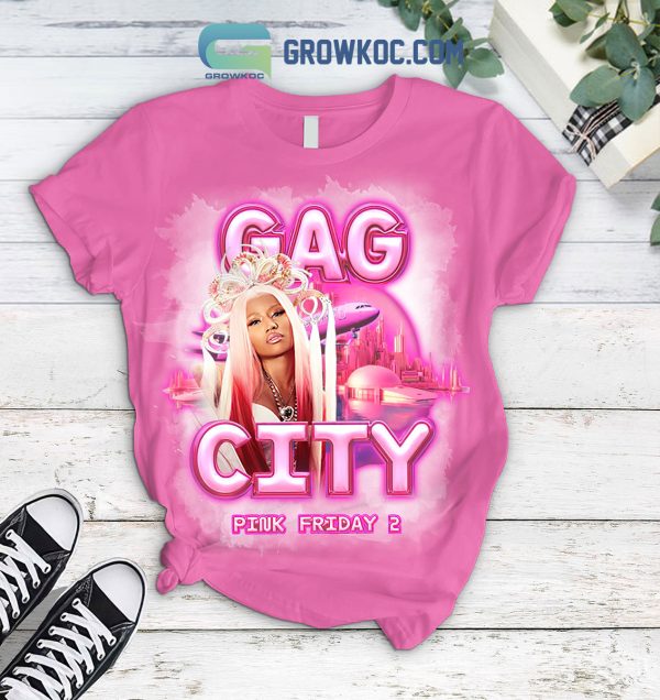 Nicki Minaj Gag City The Pink Friday 2 Tour Pink Version Fleece Pajamas Set