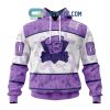 Oshawa Generals Lavender Fight Cancer Personalized Hoodie Shirts