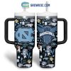 North Carolina Tar Heels The Ceiling Is The Roof White Design 40oz Tumbler