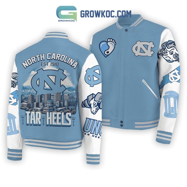 North Carolina Tar Heels UNC Est 1910 Baseball Jacket