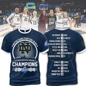Notre Dame Fighting Irish ACC Champions 2024 Blue Design Hoodie Shirts