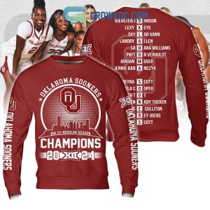 Oklahoma Sooners Back 2 Back Big 12 Regular Season Champions 2024 Women’s Basketball Hoodie T Shirt