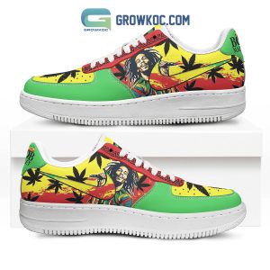 One Love One Life Bob Marley Fan Air Force 1 Shoes