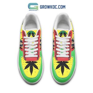 One Love One Life Bob Marley Fan Air Force 1 Shoes