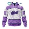 North Bay Battalion Lavender Fight Cancer Personalized Hoodie Shirts