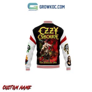 Ozzy Osbourne The Ultimate Sin Personalized Baseball Jacket