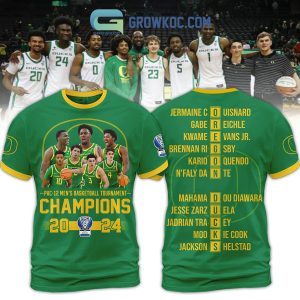 Pac 12 Men’s Basketball Champions 2024 Oregon Ducks Hoodie T Shirt