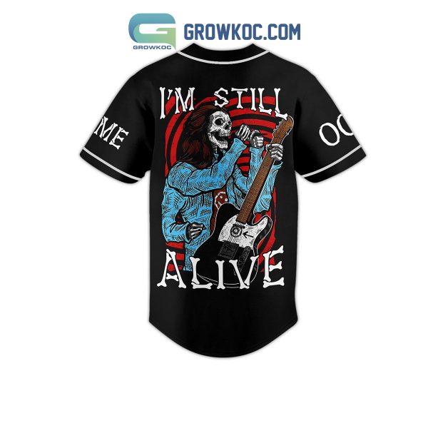 Pearl Jam I’m Still Alive Personalized Baseball Jersey