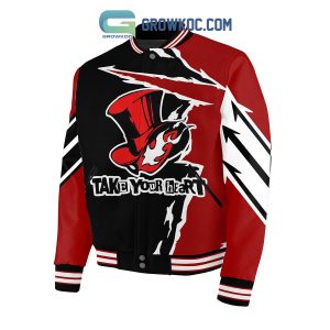 Persona 5 Take Your Heart Wake Up Get Up Get Out There Baseball Jacket