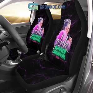 Pink Summer Carnival 2024 I’m Not Dead Car Seat Covers