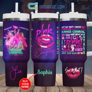 Pink Summer Carnival 2024 I’m Not Dead Personalized 40oz Tumbler