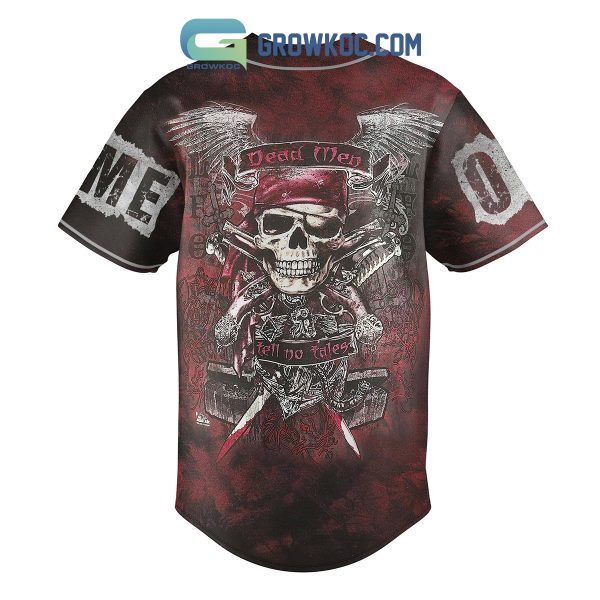 Pirates of the Caribbean Dead Men Tell No Tales Personalized Baseball Jersey