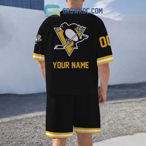 Pittsburgh Penguins Fan Personalized T-Shirt And Short Pants