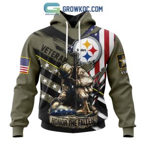 Pittsburgh Steelers NFL Veterans Honor The Fallen Personalized Hoodie T Shirt