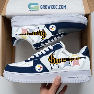 Pittsburgh Steelers Team Logo Fan Air Force 1 Shoes