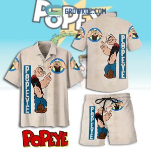 Popeye The Sailor Hawaiian Shirts With Short Set