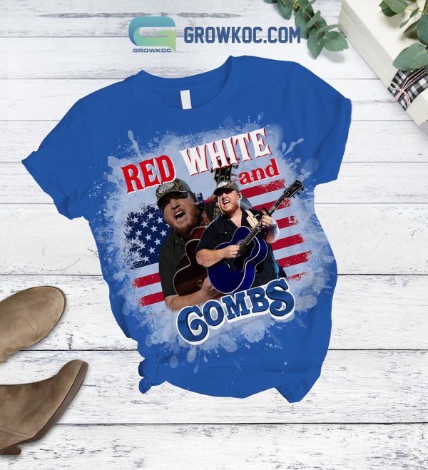 Red White And Combs Country Music Pajamas Set