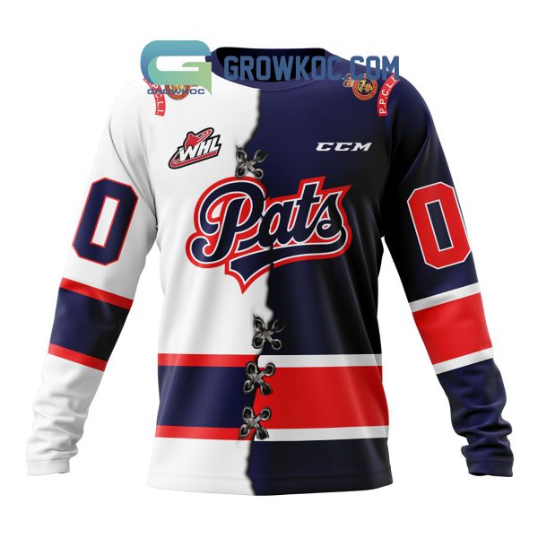 Regina Pats Mix Home And Away Jersey Personalized Hoodie Shirt