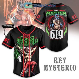 Rey Mysterio 619 WWE Champions Personalized Baseball Jersey