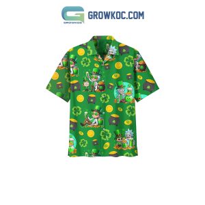 Rick And Morty Happy St.Patrick’s Day Hawaiian Shirt