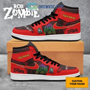 Rob Zombie Dragula Personalized Black Design Air Jordan 1 Shoes